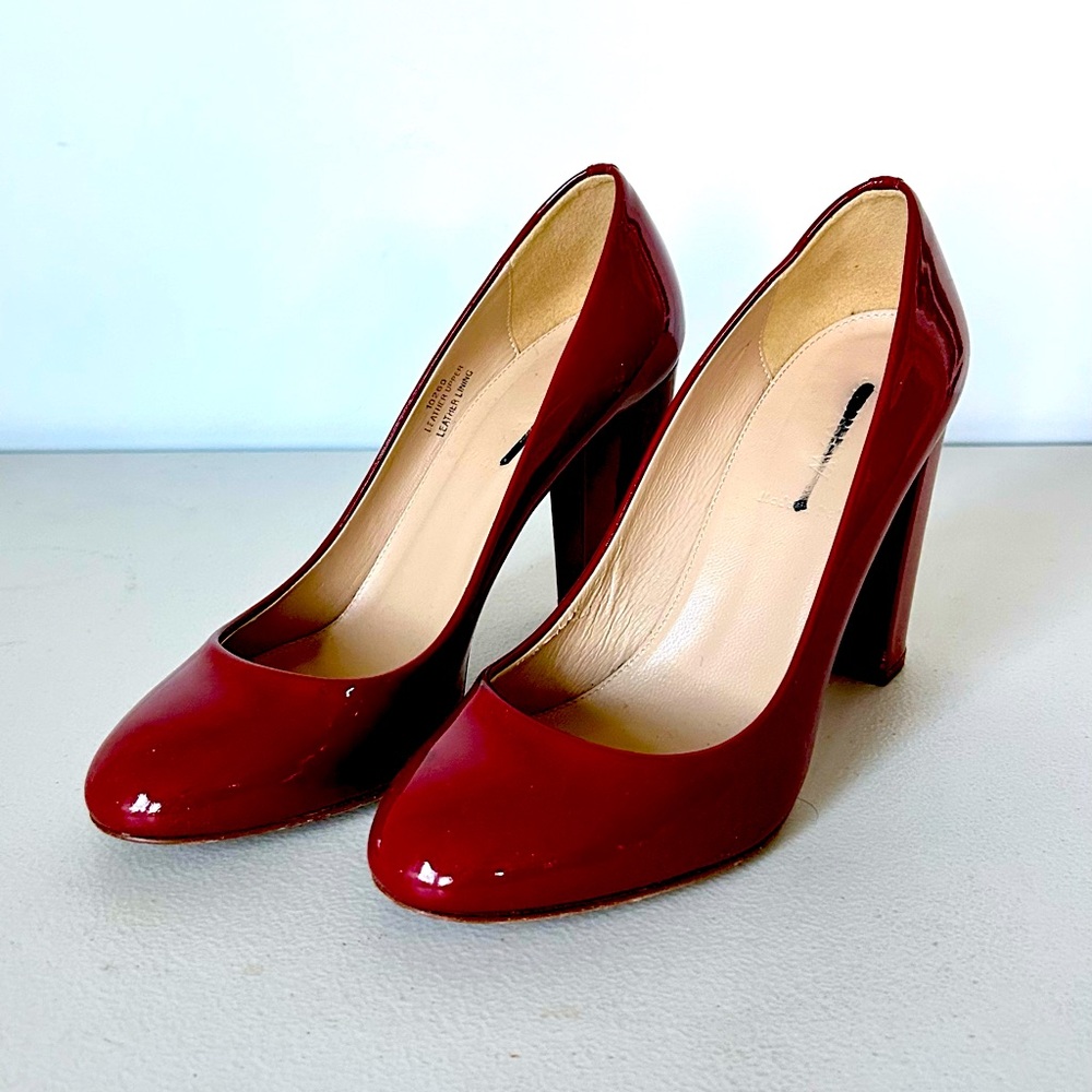 J Crew Red Pump Sz 7